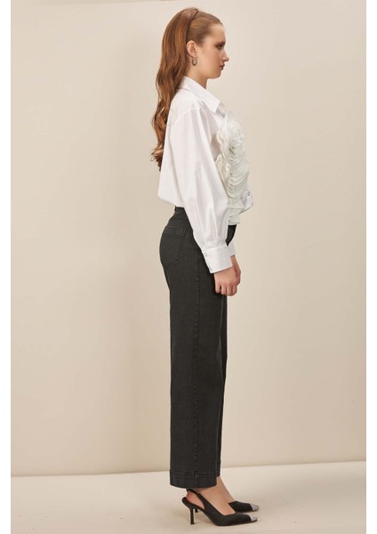 Gömlek Yaka Beyaz Poplin Gömlek modelleri