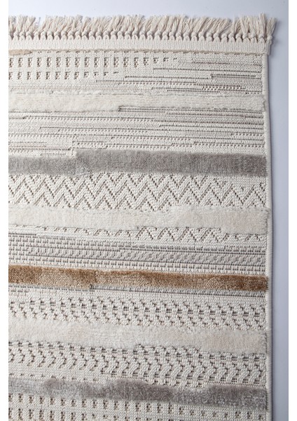 Sare 8803 Krem Hav Toz Vermez Dekoratif Halı 100 X 150 indirimleri