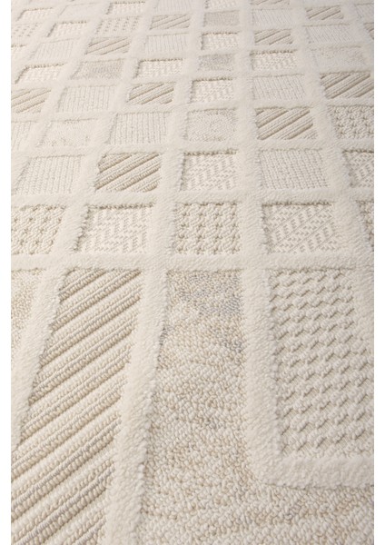 Sare 8802 Krem Hav Toz Vermez Dekoratif Halı 100 X 150 modelleri