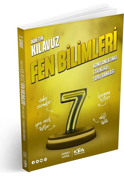 7. Sınıf Öğreten Kılavuz Fen Bilimleri Konu Anlatımlı Etkinlikli Soru Bankası