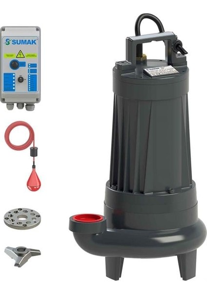 Sbrt 40/2 Bıçaklı Foseptik Dalgıç Pompa Trifaze (380V) 4 Hp