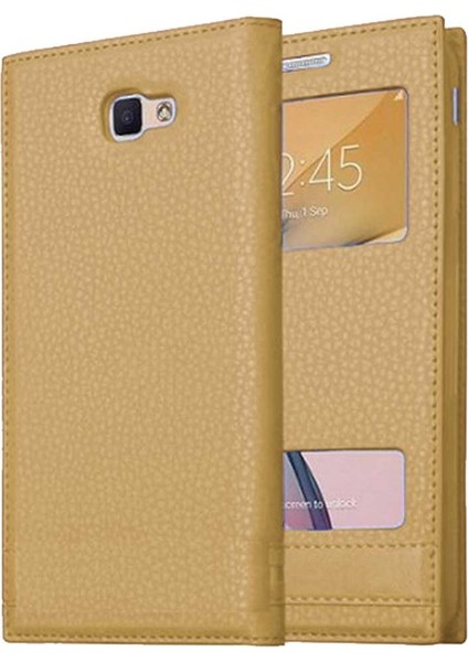 Samsung Galaxy C5 Uyumlu Pencereli Kapaklı Magnum Kılıf