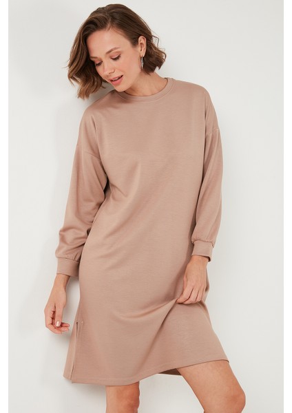 Modest Oysho Kumaş Relaxed Fit Yırtmaçlı Tunik Bayan Tunik 5865878 fiyatları