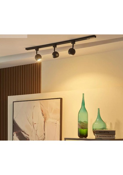 Demet Habek Mylights 1 mt Kure Ray Spot Panasonic Gün Işığı Ampullü Hareketli Ray Spot Ray Avize Hareketli Başlık