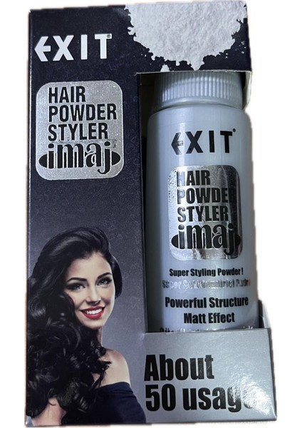 Exit Saç Şekillendirici Toz Wax Gri 10GR