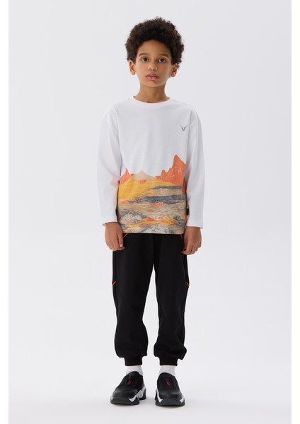 Bg Store Erkek Çocuk Beyaz T-Shirt