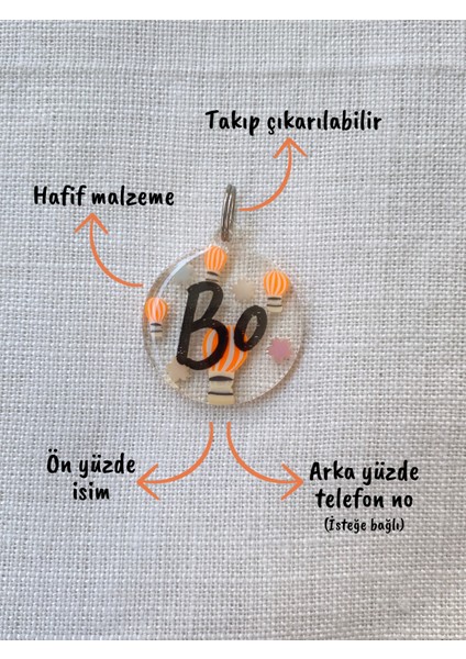 Figürlü Kedi/ Küçük- Orta Irk Köpek- Isimliği/ Künyesi