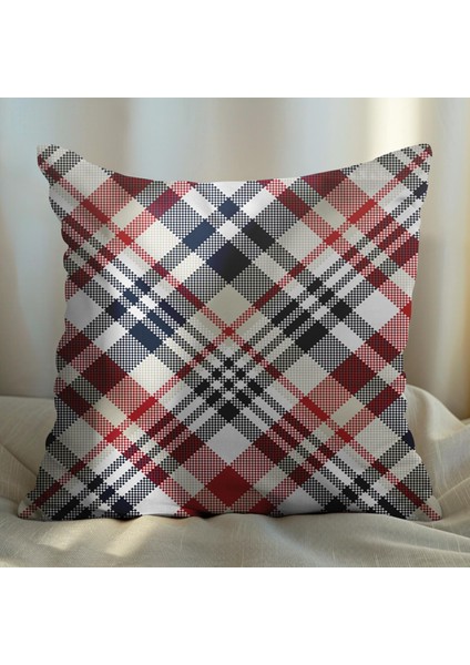 Ekose Tasarımlı 2'li Yastık Içi ve Kırlent Kılıfı 45CM 113417 fiyatları