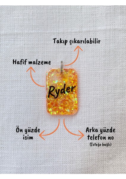 Dikdörtgen Şeklinde Kedi/ Küçük- Orta Irk Köpek- Isimliği/ Künyesi fırsatları