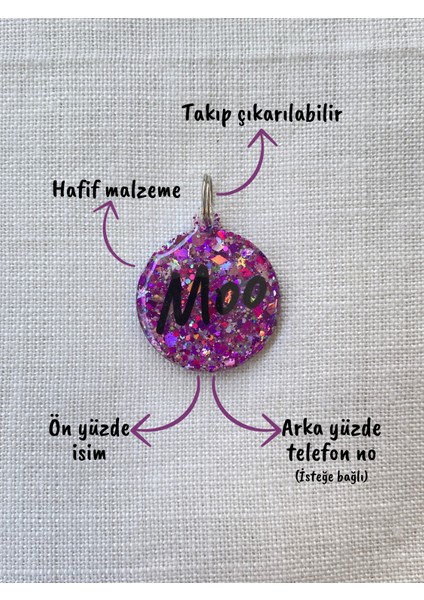 Yuvarlak Şeklinde Kedi/ Küçük- Orta Irk Köpek- Isimliği/ Künyesi