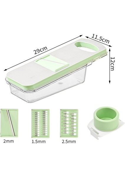 Ev Tipi Patates Rendesi ve Salatalık Artefaktı Paslanmaz Çelik Rende (Yurt Dışından)