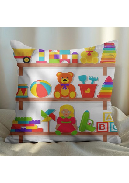 Çocuk Odası Için 2'li Yastık Içi ve Kırlent Kılıfı 45CM 113496