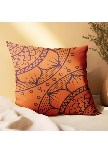 Geleneksel Mandala Tasarımlı 4'lü Yastık Içi ve Kırlent Kılıfı 45CM 113768 modelleri
