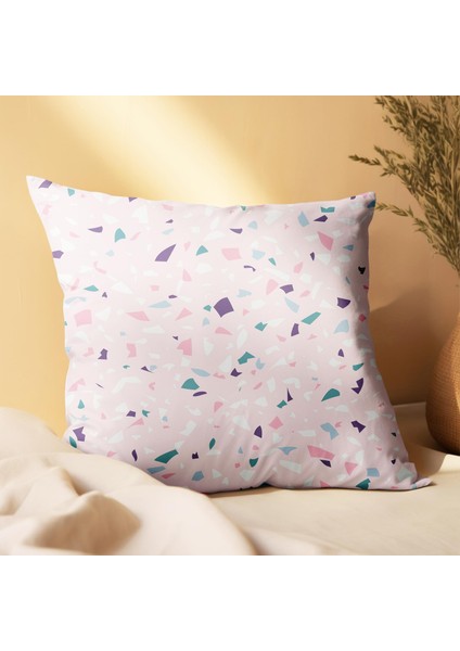 Çiçek Tasarımlı 2'li Yastık Içi ve Kırlent Kılıfı 45CM 113533