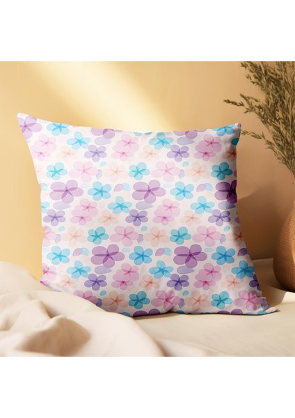 Çiçek Tasarımlı 4'lü Yastık Içi ve Kırlent Kılıfı 45CM 113804 modelleri