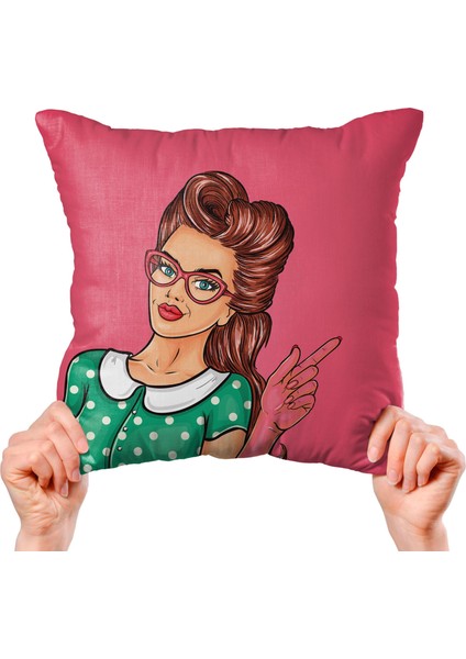 Pop Art Tasarımlı 4'lü Yastık Içi ve Kırlent Kılıfı 45CM 113675 indirimleri