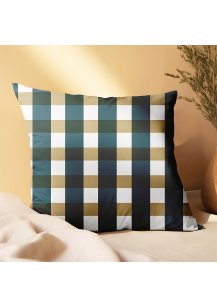 Ekose Tasarımlı 4'lü Yastık Içi ve Kırlent Kılıfı 45CM 113797 modelleri