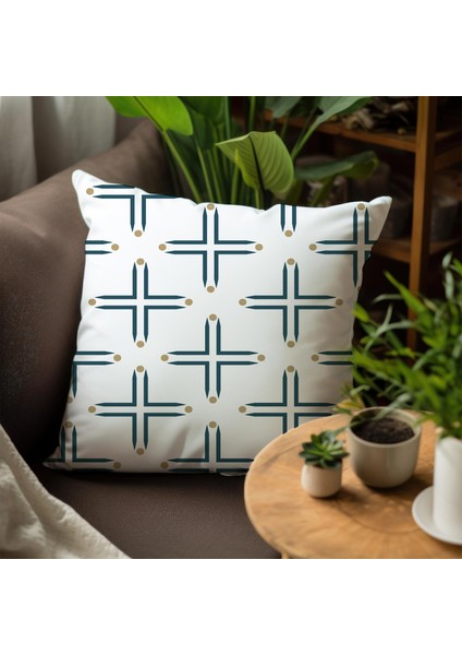 Ekose Tasarımlı 4'lü Yastık Içi ve Kırlent Kılıfı 45CM 113797 fırsatları