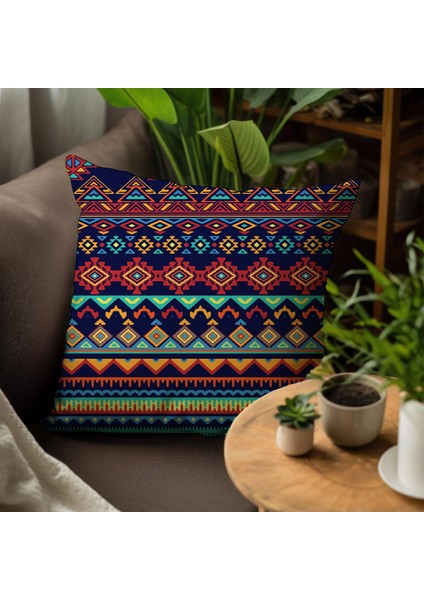 Etnik Tasarımlı 4'lü Yastık Içi ve Kırlent Kılıfı 45CM 113844 fırsatları