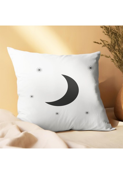 Ay ve Güneş Tasarımlı 4'lü Yastık Içi ve Kırlent Kılıfı 45CM 113777 modelleri