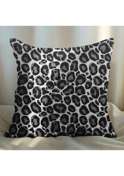 Zebra ve Leopar Desenli 4'lü Yastık Içi ve Kırlent Kılıfı 45CM 113852