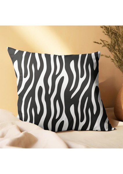 Zebra ve Leopar Desenli 4'lü Yastık Içi ve Kırlent Kılıfı 45CM 113852