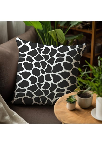 Zebra ve Leopar Desenli 4'lü Yastık Içi ve Kırlent Kılıfı 45CM 113852