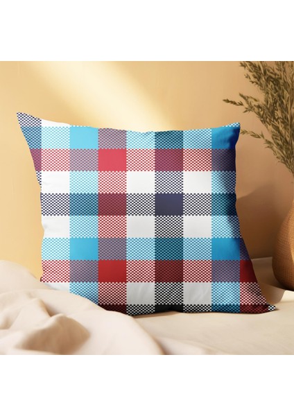 Ekose Tasarımlı 2'li Yastık Içi ve Kırlent Kılıfı 45CM 113409 modelleri