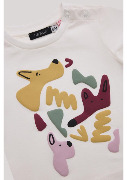 Bg Store Erkek Bebek Ekru T-Shirt modelleri