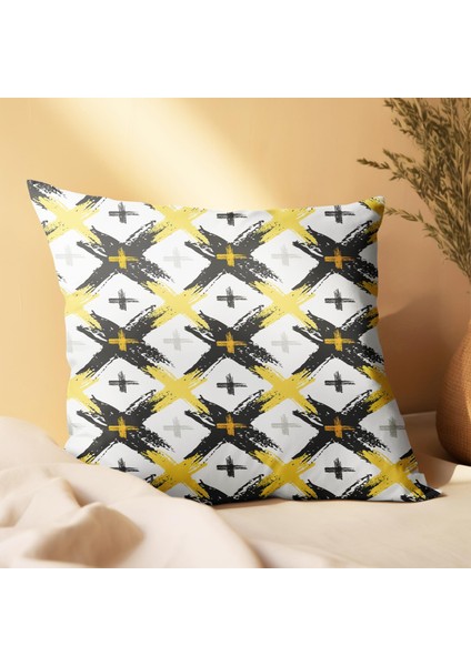 Modern Tasarımlı 2'li Yastık Içi ve Kırlent Kılıfı 45CM 113447