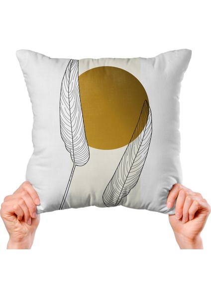 Çiçek Tasarımlı 4'lü Yastık Içi ve Kırlent Kılıfı 45CM 113775 indirimleri