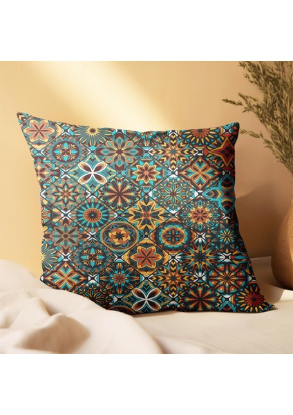Geleneksel Tasarımlı 2'li Yastık Içi ve Kırlent Kılıfı 45CM 113473