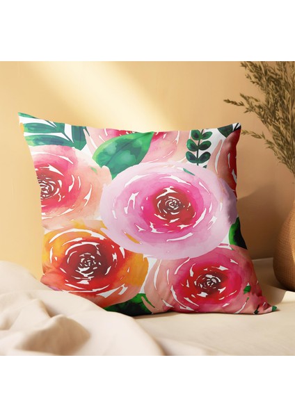 Yaz Aşkı Tasarımlı 2'li Yastık Içi ve Kırlent Kılıfı 45CM 113505