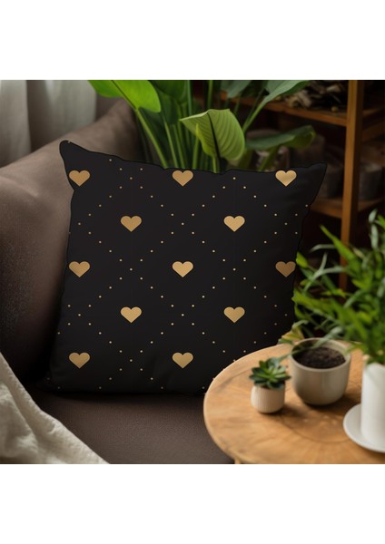 Kalp Tasarımlı 4'lü Yastık Içi ve Kırlent Kılıfı 45CM 113690 fırsatları