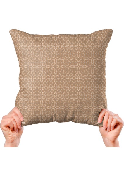 Çizgisel Tasarımlı 4'lü Yastık Içi ve Kırlent Kılıfı 45CM 113801