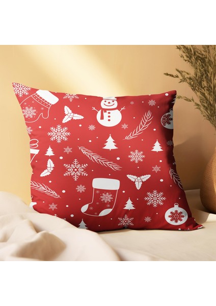 Yeni Yıla Özelyılbaşı Ağacı Tasarımlı 2'li Yastık Içi ve Kırlent Kılıfı 45CM 113592 modelleri