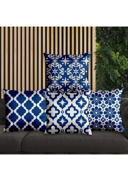 Geleneksel Tasarımlı 4'lü Yastık Içi ve Kırlent Kılıfı 45CM 113696