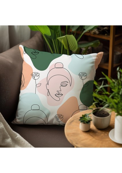 Modern Tasarımlı 4'lü Yastık Içi ve Kırlent Kılıfı 45CM 113670 fırsatları