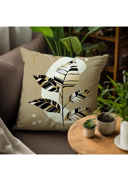 Çiçek Tasarımlı 4'lü Yastık Içi ve Kırlent Kılıfı 45CM 113771 fırsatları