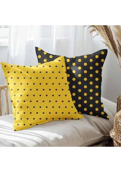 Modern Tasarımlı 2'li Yastık Içi ve Kırlent Kılıfı 45CM 113455