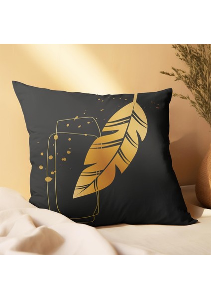 Yaprak Tasarımlı 4'lü Yastık Içi ve Kırlent Kılıfı 45CM 113807