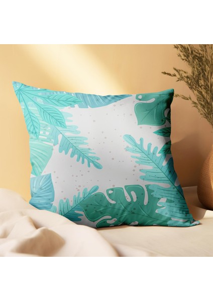 Çiçek Tasarımlı 2'li Yastık Içi ve Kırlent Kılıfı 45CM 113425 modelleri