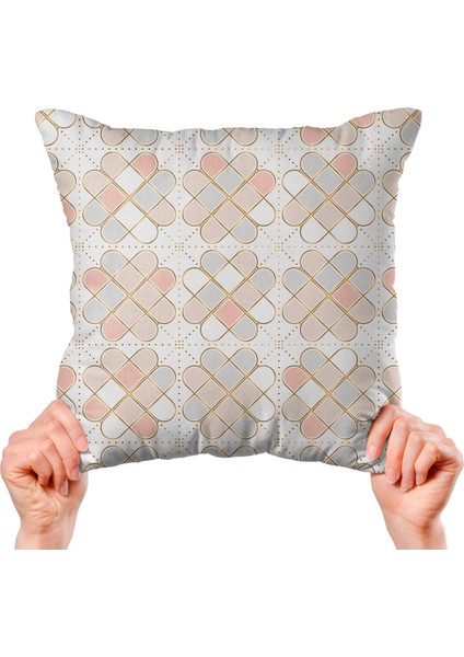 Çizgisel Tasarımlı 4'lü Yastık Içi ve Kırlent Kılıfı 45CM 113850 indirimleri