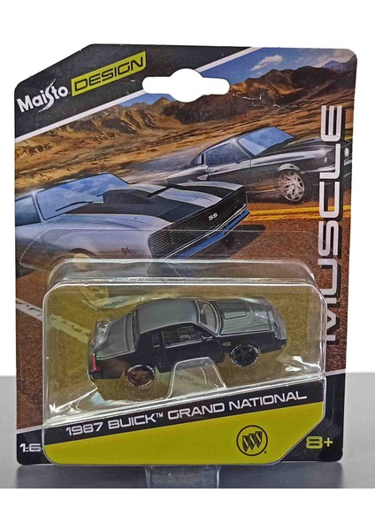 DESI10 1:64 1987 Buick Grand National Motor Kaputu Açılır