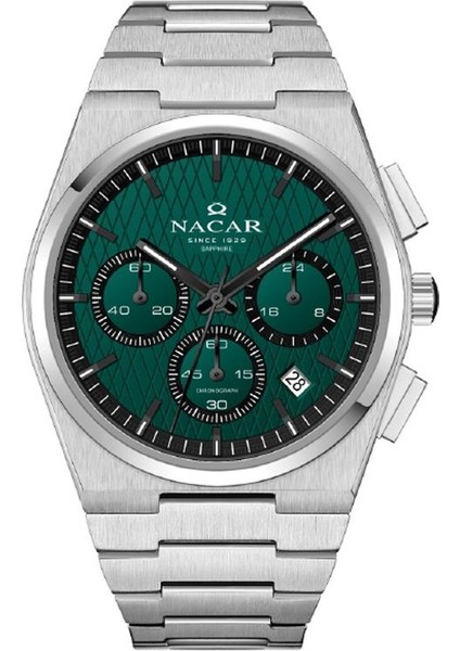 NC41-299795-ANM Chronograph Fonksiyonlar Aktif Safir Çizilmez Cam Metalik Renk Erkek Kol Saati
