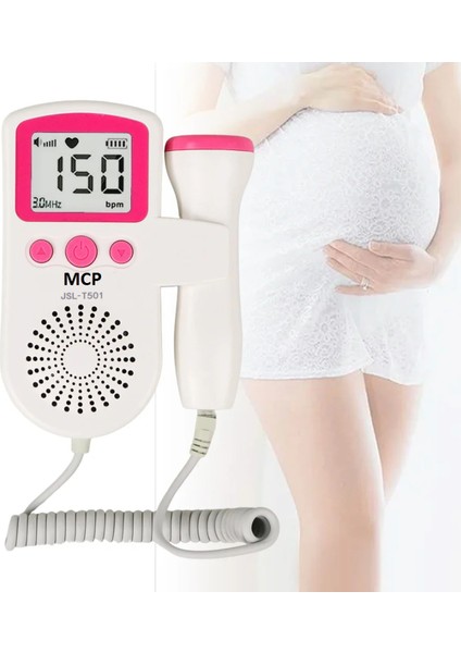 Fetal Doppler Jsl- T501 3 Mhz Hamile / Bebek Kalp Atışı