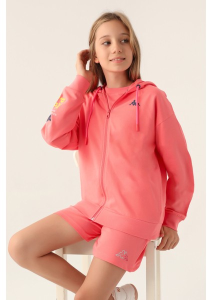 Wear Neon Pembe Kız Çocuk Sweatshirt