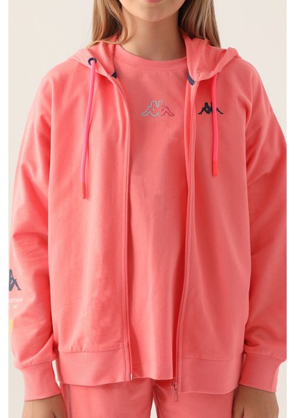 Wear Neon Pembe Kız Çocuk Sweatshirt