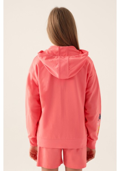 Wear Neon Pembe Kız Çocuk Sweatshirt