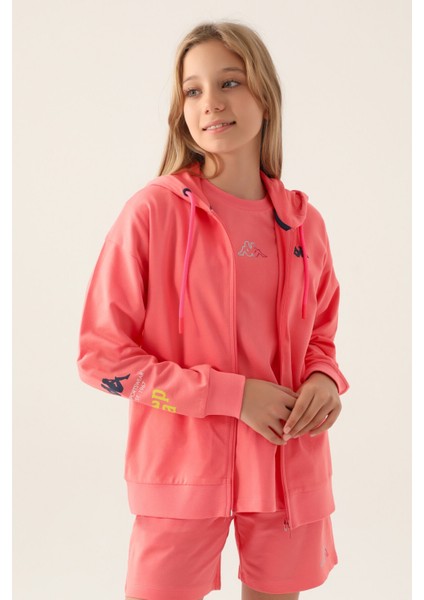 Wear Neon Pembe Kız Çocuk Sweatshirt